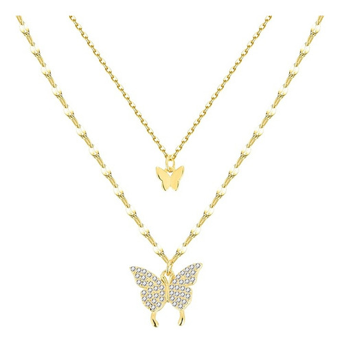 Collar Con Cadena De Clavícula Para Mujer, Diseño De Nicho L