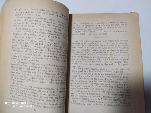 Libro De Literatura Española (Usado)
