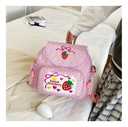 Bonita Bolsa De Fresas A La Moda Para Mujer