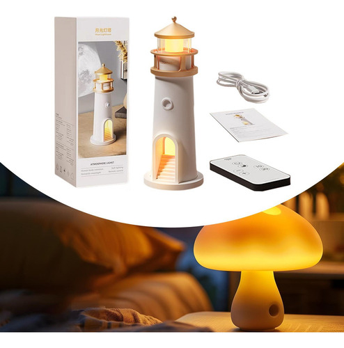 Compatible Lámpara De Noche Led, Luz De Noche Decorativa,