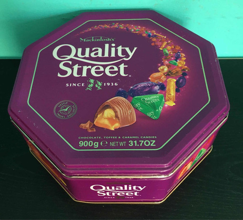 Lata De Caramelos - Quality Street - Vacia - Excelente!!!!