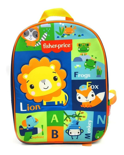 Mochila 12'' Fisher Price Lion Espalda (3907)