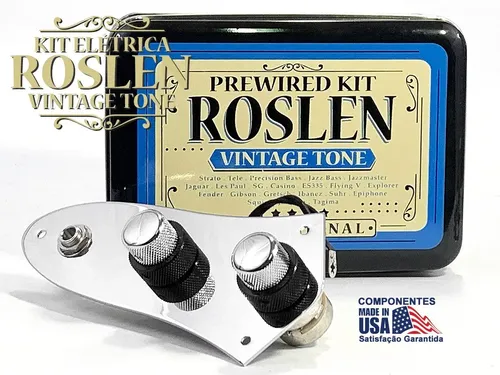 Kit Elétrica Jazz Bass 62 Cts Fender Concêntricos Com Knobs
