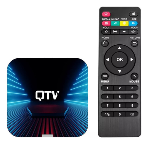 Tv Box 4k Mini Qtv Q1 Wifi 2.4g, 2gb/16gb Android 10 H.265