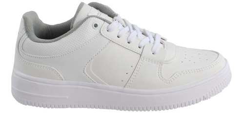 Tenis Mujer Court A7920 Sneaker Urbano Casual Blancos