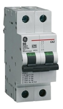 Interruptor Iec G60 2p 63a General Electric - G62c63