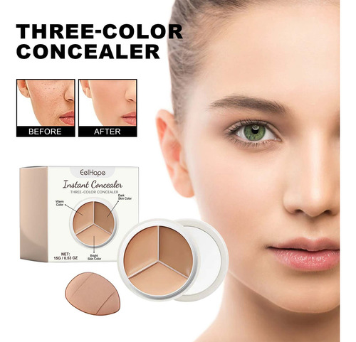 El Corrector De Tres Colores Oculta Las Ojeras Y La Pigmenta