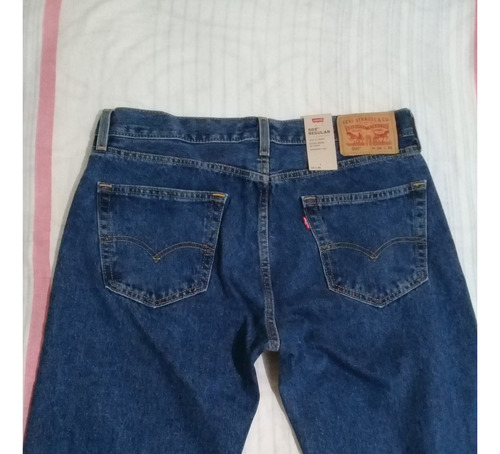 Pantalon De Hombre Blue Jeans Levis 505 Original Talla 34x36
