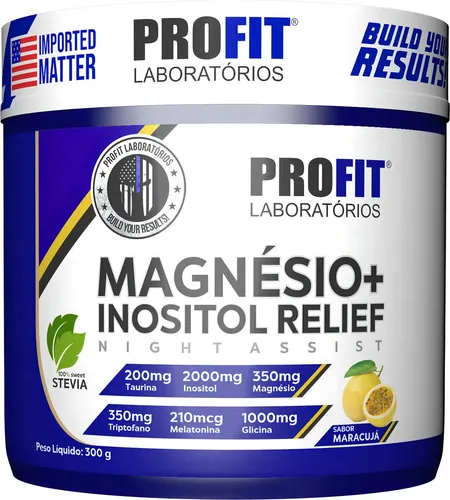 Magnésio + Inositol Relief: Suplemento Para Melhor Sabor Maracujá