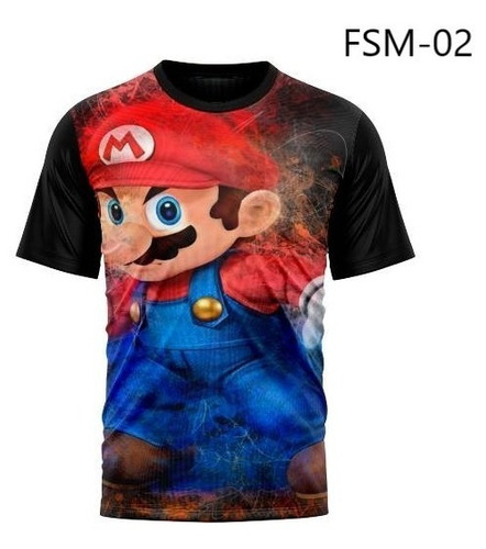 Imagen 2 de 9 de Franela De Mario Bros
