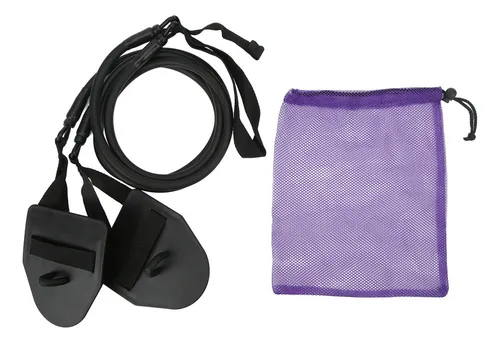 Entrenador De Fuerza Brazo Negro Natación Látex Resistencia