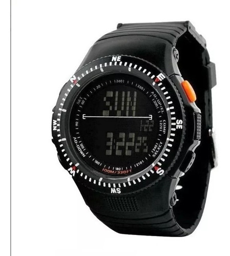 Reloj Tressa Hombre Táctico Digital Doble Hora Sumergible