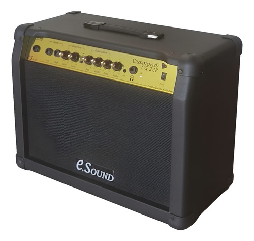 Amplificador Diamond Cg 228 Guitarra 60w Rms Fal 2x8 Pol Cor Preto 110v/220v