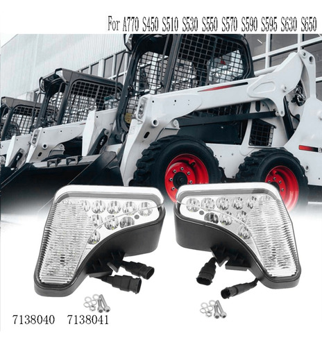 Faros Antiniebla Para Minicargadoras Bobcat Right 71
