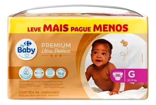 Fralda Infantil Carrefour My Baby G 96 Unidades Gênero Sem gênero...