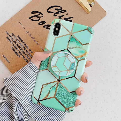 Imagen 9 de 9 de Funda Geometria +pop iPhone Mujer Hombre Dama Protector Case
