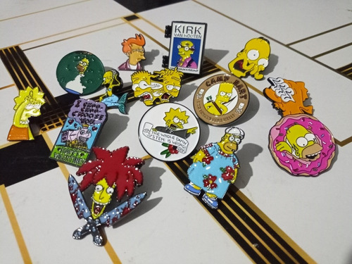 Pin Metal Simpson Blinky Pez Mutante Piscodélico Homer Burns