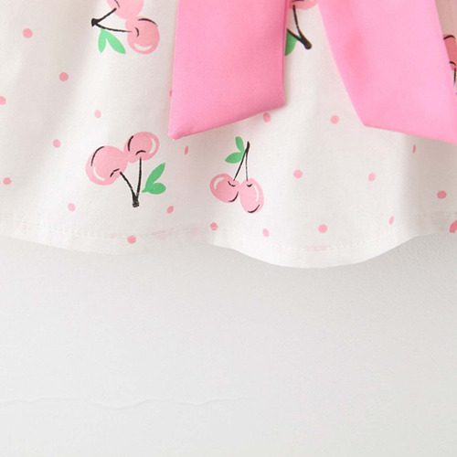 A Lazo De Verano Con Estampado De Frutas Con Estampado De