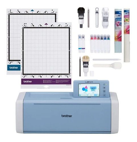 Plotter De Corte Brother Sdx225 De 3mm Azul 220v (Usado)