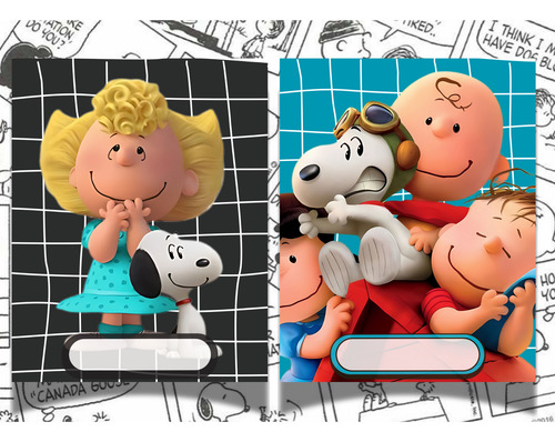 Kit Digital Para Imprimir Carátulas/separadores Snoopy - Pdf
