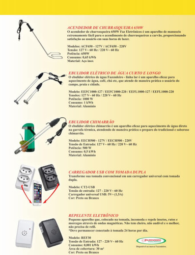 5 Repelente Eletrônico Espanta Pernilongo Aranha Ratos Preto