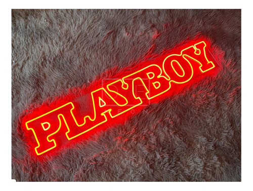 Letrero Led Neon Playboy Ancho 80cm Luminoso