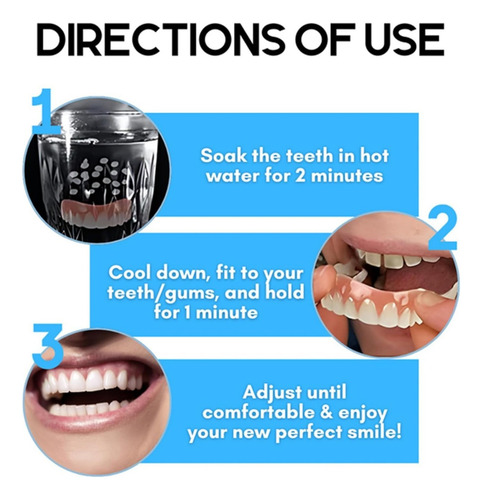 - Kit De Revestimiento De Silicona Perfect Fit Denture .