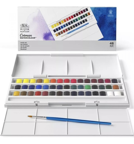 Acuarelas Cotman X 45 Pastillas Winsor & Newton Microcentro