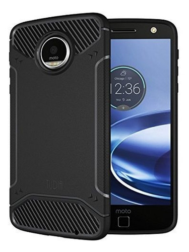 Funda Para Moto Z Force Color Negro Comoda Resistente