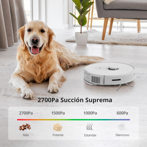 Aspiradora Trapeadora Robot S8 Blanco 100v/240v