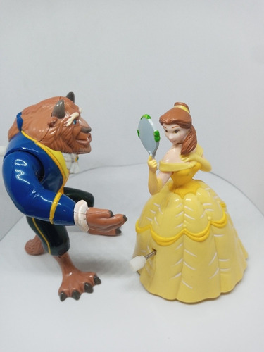 Figura Belle Y Beast Disney Just Toys (la Bella Y La Bestia)