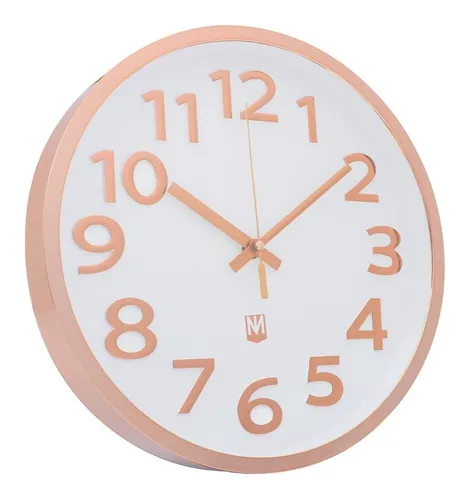 RELOJ COCINA COBRE 30 CM.