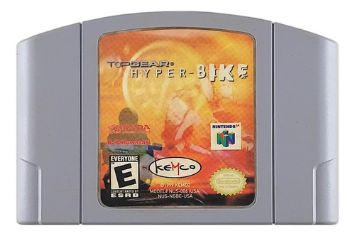 Top Gear Hyper Bike Original Nintendo 64 N64