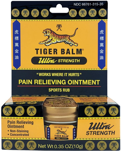 Balsamo Dolor Muscular Artritis  Tiger Balm 