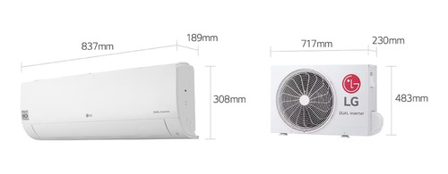 Aire Acondicionado LG Multisplit Inverter Dualcool 