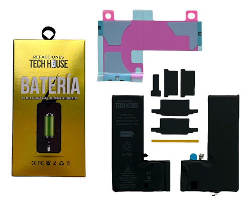 Bateria Tech House Crack Compatible Con Iphone11 Pro 3046mah
