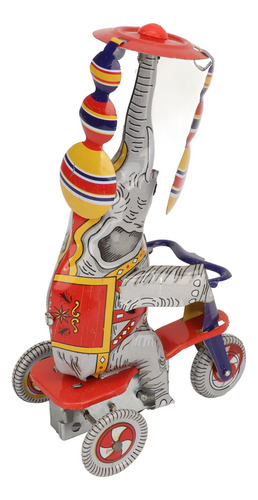 Lata De Juguete Con Forma De Elefante En Triciclo, Diseño Re