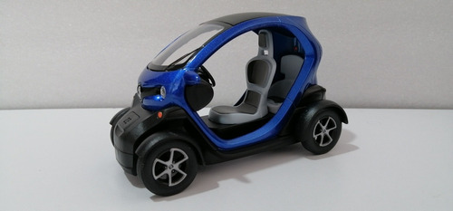 Renault Twizy Azul, Escala 1/18, Metal-plástico, 13cms Largo