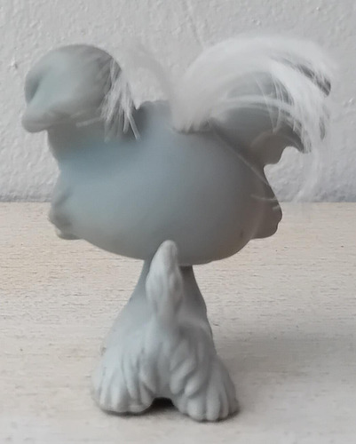 Little Pet Shop Hasbro # 237 Yorkshire Gris Ojos Celeste (Usado)