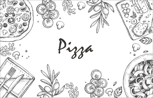 Manteletas P/ Pizzeria Pizza 2 De Papel Un Millar 1 T.