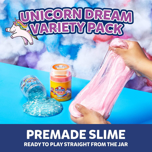 Elmers Gue Slime Prefabricado, Kit De Limo Dream Unicorn, In