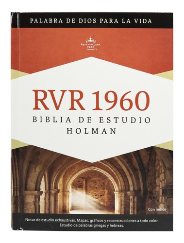 Biblia De Estudio Holman Rvr1960 Tapa Dura/ Indice 