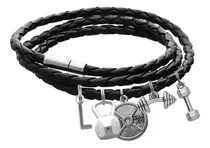 Comprar Pulsera Gym Gimnasio Brazalete Fitness Ejercicio Dije Pesas Disco Brazalete Gym Regalo Entrenador Gym Pulsera Moda Dijes