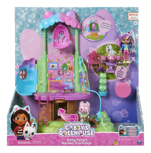 Playset Casa Del Árbol Hada Kitty Gabby Dollhouse