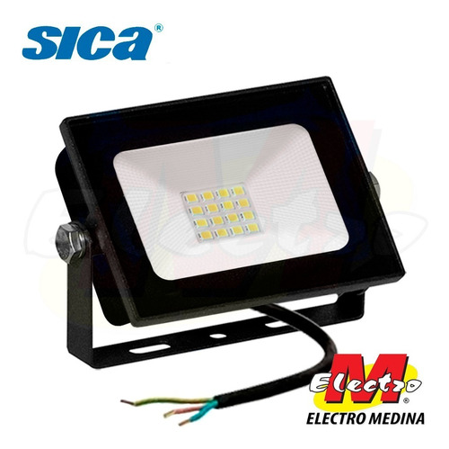 Proyector Reflector Led 10w Intemperie Sica Electro Medina