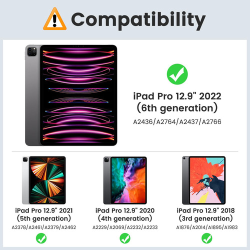 Funda Moko Para iPad Pro 12.9 6ª/5ª/4ª/3ª Gen