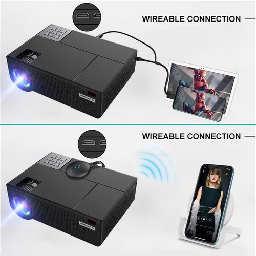 Imagem 9 de 10 de Projetor Smart 6800 Lumens Cl770, Wifi, Android Espelhamento