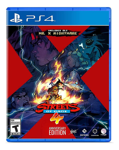 Streets Of Rage 4 Anniversary Edition Ps4