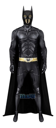 Batman The Dark Knight Rises Cos Tights Wayne Jumpsuit Cape