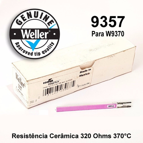 Resistência Original Weller Ungar 9357 P/ Ferro W9370 370°c